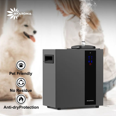 Smart Bluetooth HVAC Duftdiffuser, Aromatherapie Verneblung Wasserloser Diffuser für Zuhause, Büro, Großraum, Perfektes Aroma Diffuser Bis zu 16.000 SQSF mit großer 800ml Ölflasche - Schwarz